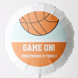 Basketball 3rd Birthday Balloon