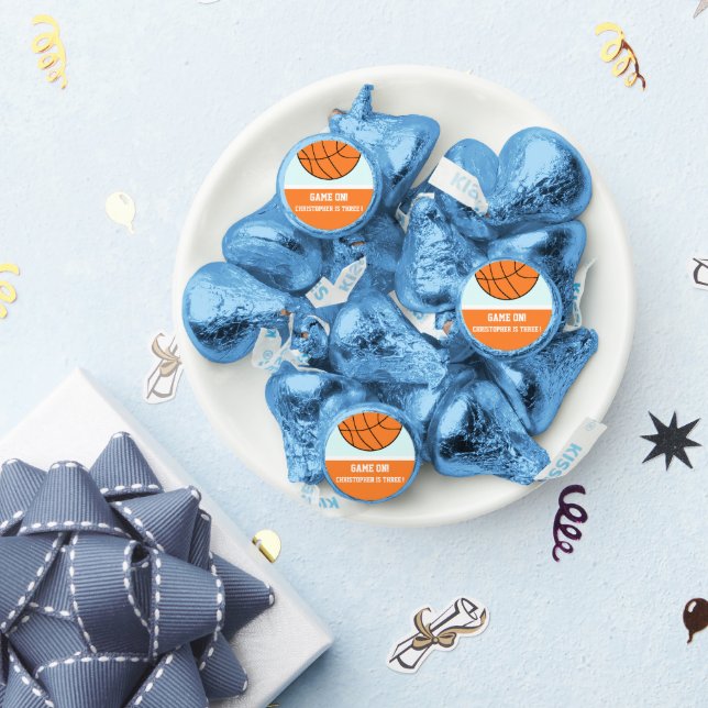 Basketball 3rd Birthday Hershey®'s Kisses® (Party)