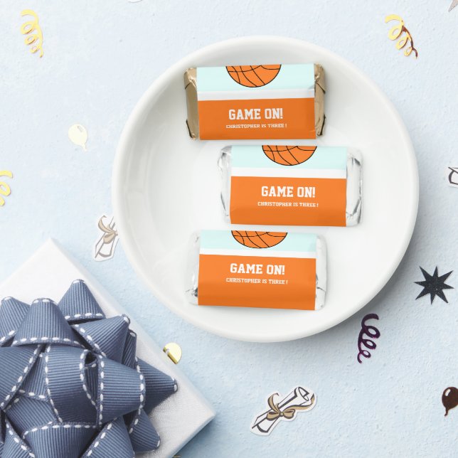 Basketball 3rd Birthday Hershey's Miniatures (Party)