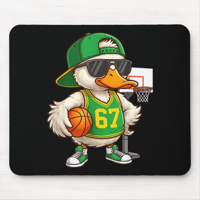 Basketball 67 Six Seven Funny Basketball Meme Drip Mouse Pad (Front)
