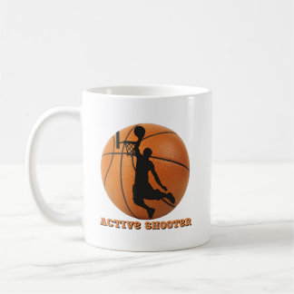 Basketball Active Shooter Player Hoops Coffee Mug