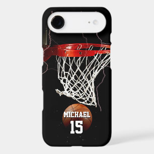 Basketball Add Your Name & Number iPhone 17 Air Case