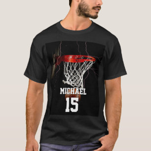 Basketball Add Your Name & Number T-Shirt