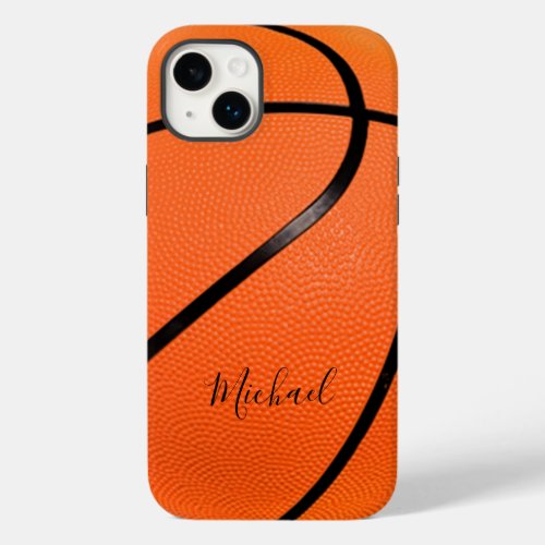 Basketball Add Your Name Personal Case_Mate iPhone 14 Plus Case