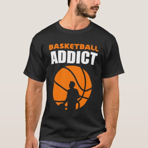 Basketball Addict Athlete T_Shirt