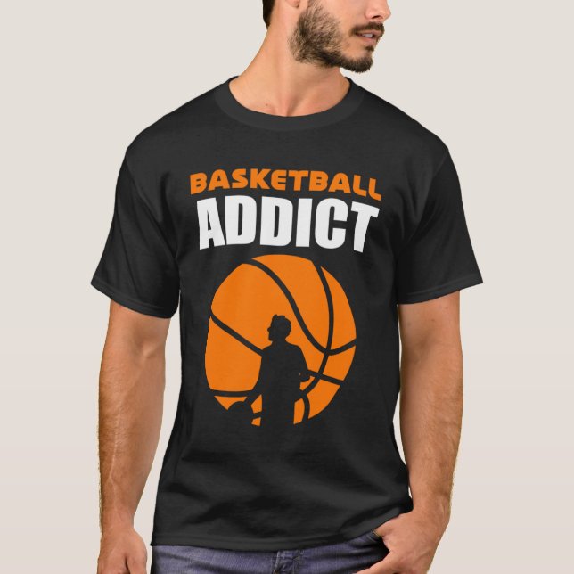 Basketball Addict Athlete T-Shirt (Front)