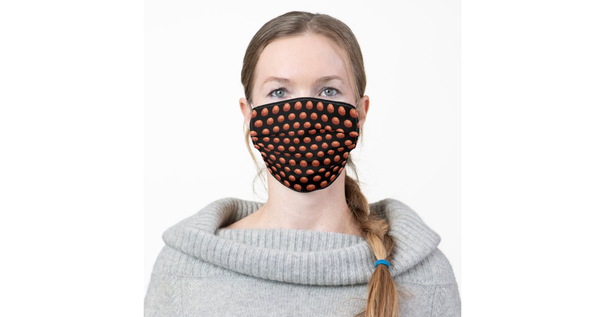 Basketball Adult Cloth Face Mask | Zazzle