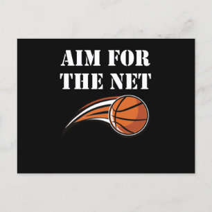 Basketball - Aim For The Net Postcard