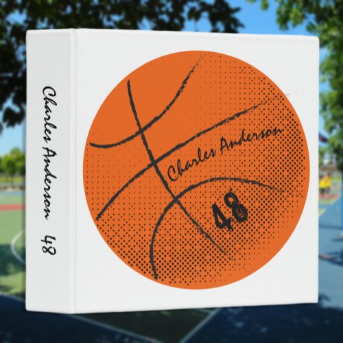 Basketball Album Collector Sport Series 3 Ring Binder