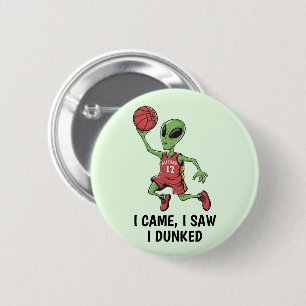 Basketball Alien Button