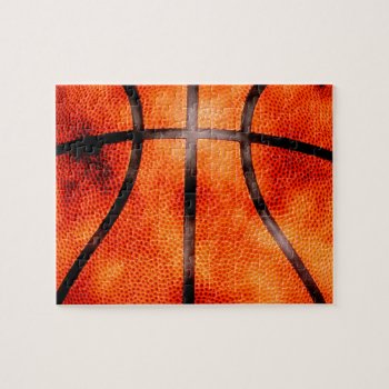 Basketball All Day Grunge Style Jigsaw Puzzle by StarStruckDezigns at Zazzle