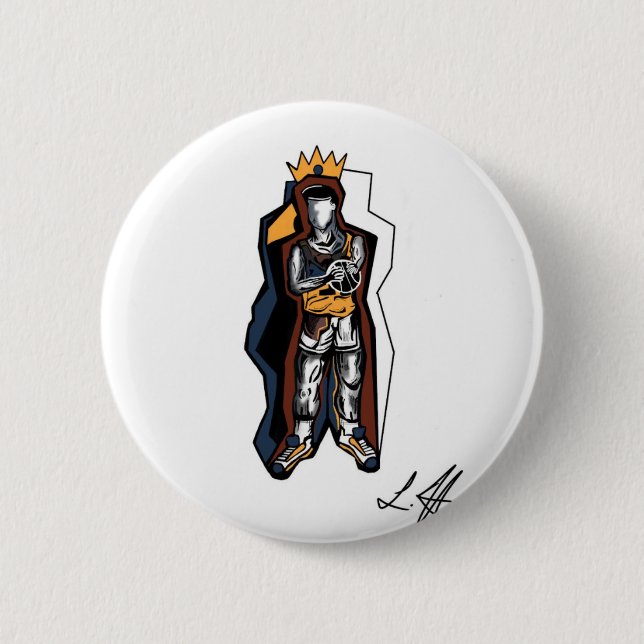 Basketball Allstar Button (Front)