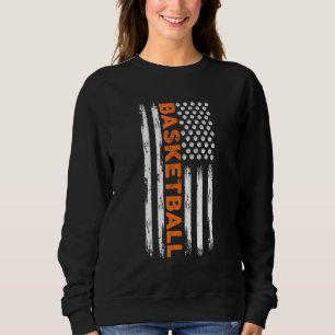 Basketball American Flag Sweatshirt
