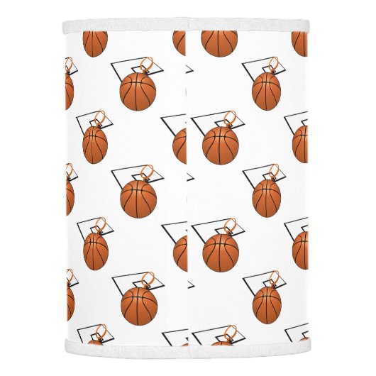 Basketball and Hoop Lamp Shade (Back)