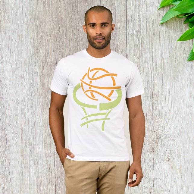 Basketball And Net Mens T-Shirt (Creator Uploaded)
