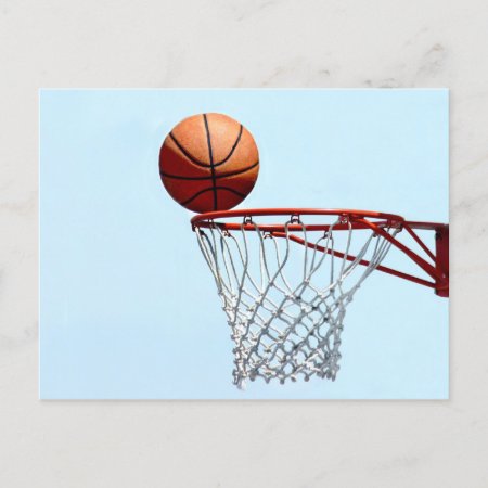 Basketball Anticipation Postcard