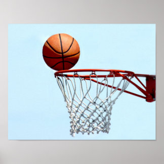 Basketball anticipation poster