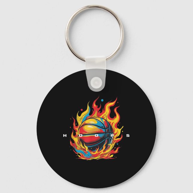 Basketball Apparel - Basketball  Keychain (Front)