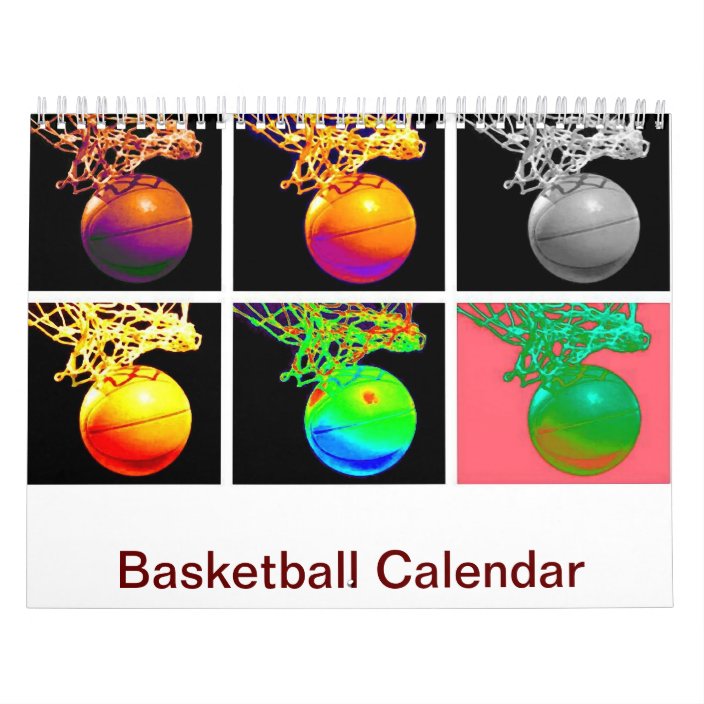 Basketball Art Calendar | Zazzle.com