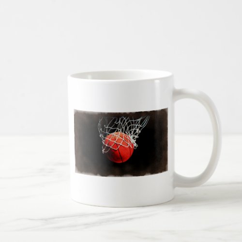 Basketball Art Coffee Mug