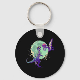 Basketball Artwork Basketball Hoop Drawing Dino T- Keychain
