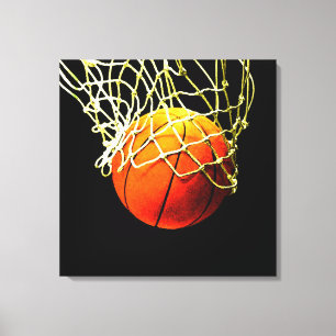 Basketball Artwork Canvas Print