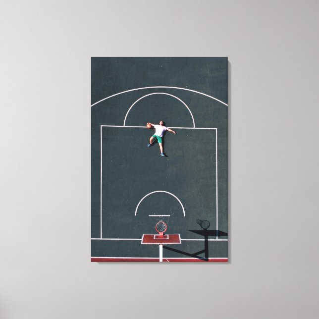 Basketball Artwork Canvas Print (Front)