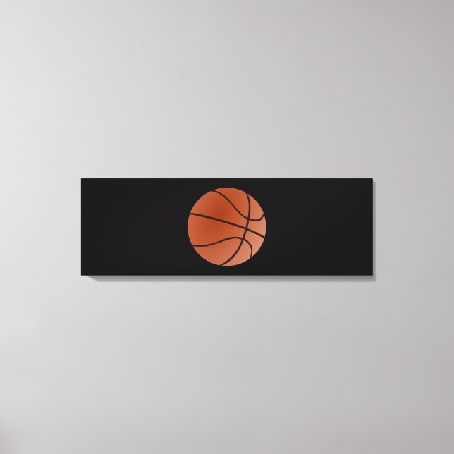 Basketball Artwork Canvas Print (Front)