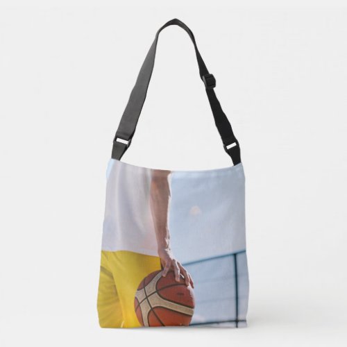 Basketball Artwork Crossbody Bag