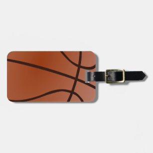 Basketball Artwork Luggage Tag