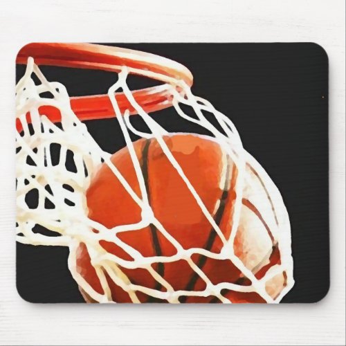 Basketball Artwork Mouse Pad