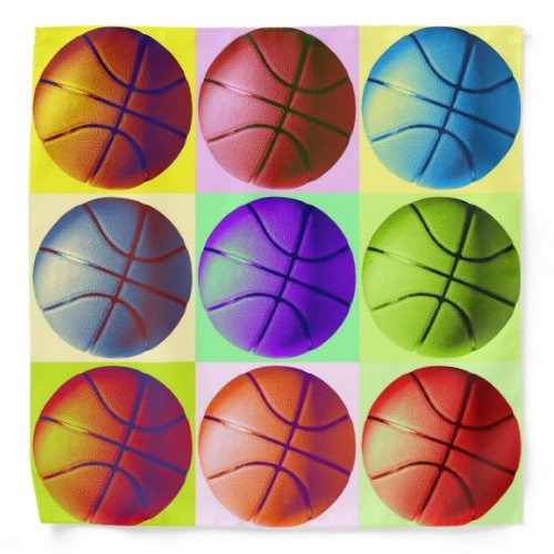 Basketball Artwork Pop Art Bandana