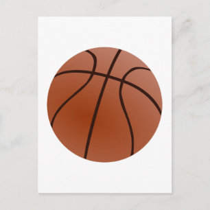 Basketball Artwork Postcard
