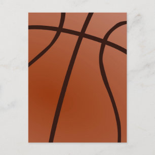 Basketball Artwork Postcard
