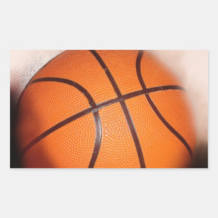 Basketball Artwork Rectangular Sticker