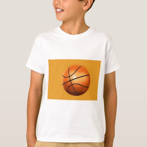 Basketball Artwork T_Shirt