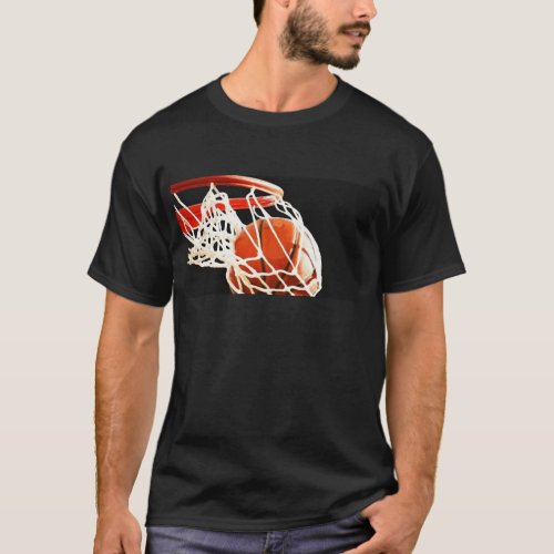 Basketball Artwork T_Shirt