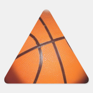 Basketball Artwork Triangle Sticker
