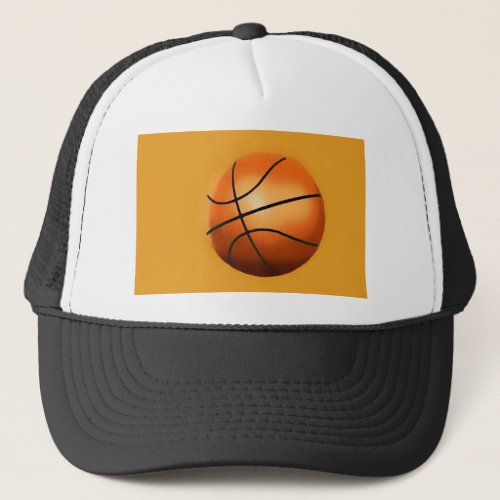 Basketball Artwork Trucker Hat