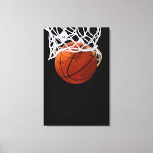Basketball Artwork Wrapped Canvas - 3 Canvases Set Print