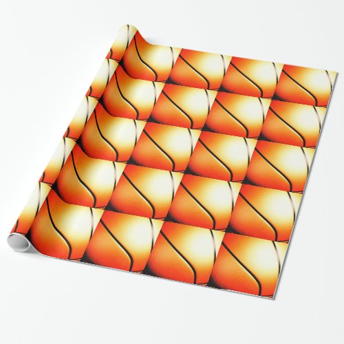 Basketball Artwork Wrapping Paper