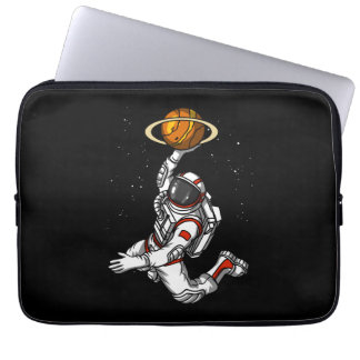 Basketball Astronaut Space Planet Cosmic Laptop Sleeve