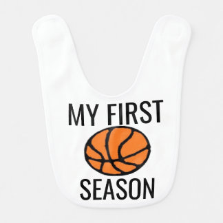 BASKETBALL BABY BIB MY FIRST SEASON BESTSELLING