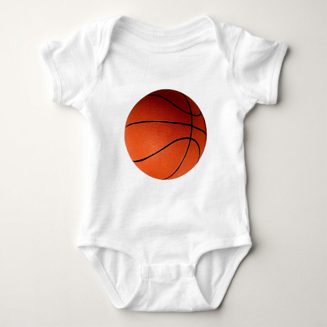 Basketball Baby Bodysuit (Front)