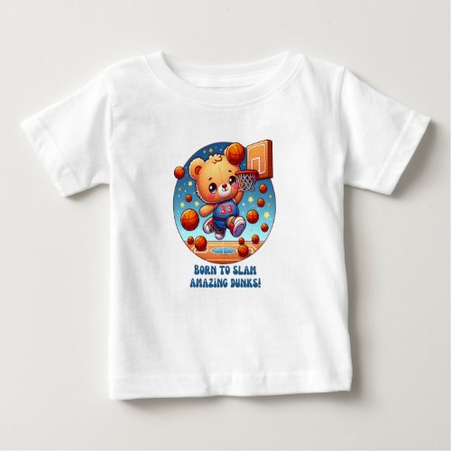 Basketball baby clothes gift for baby boys baby T_Shirt