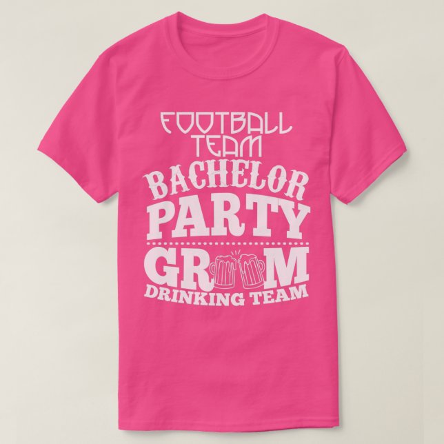 Basketball Bachelor Party Groom Drinking T-Shirt (Design Front)