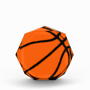 Basketball (ball) acrylic award