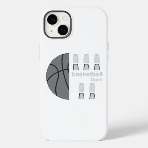 Basketball ball and uniforms Case_Mate iPhone 14 plus case
