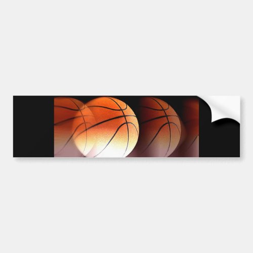 Basketball Ball Bumper Sticker