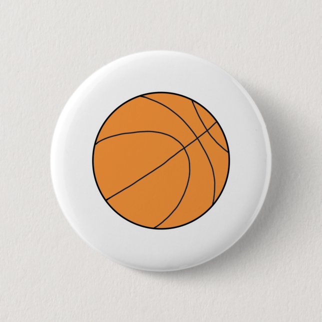 Basketball Ball Button (Front)